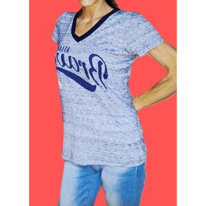 Atlanta Braves MLB Crossover Open Back Top ~ Medium  ~ Touch Stadium